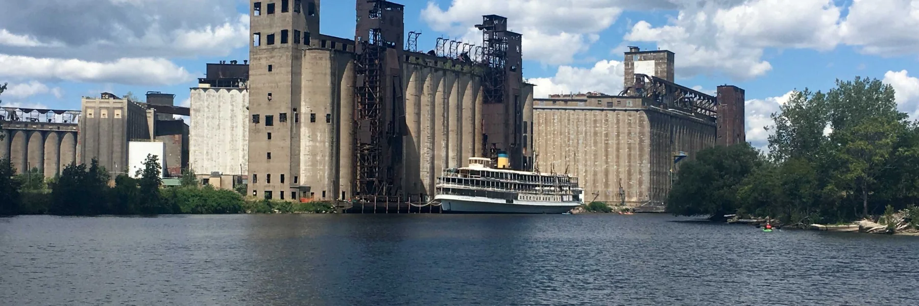 Niagara River History Tour aboard Harbor Queen on the Buffalo waterfront