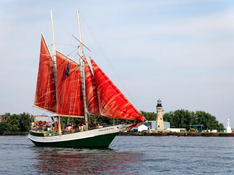 Spirit of Buffalo on the Buffalo waterfront